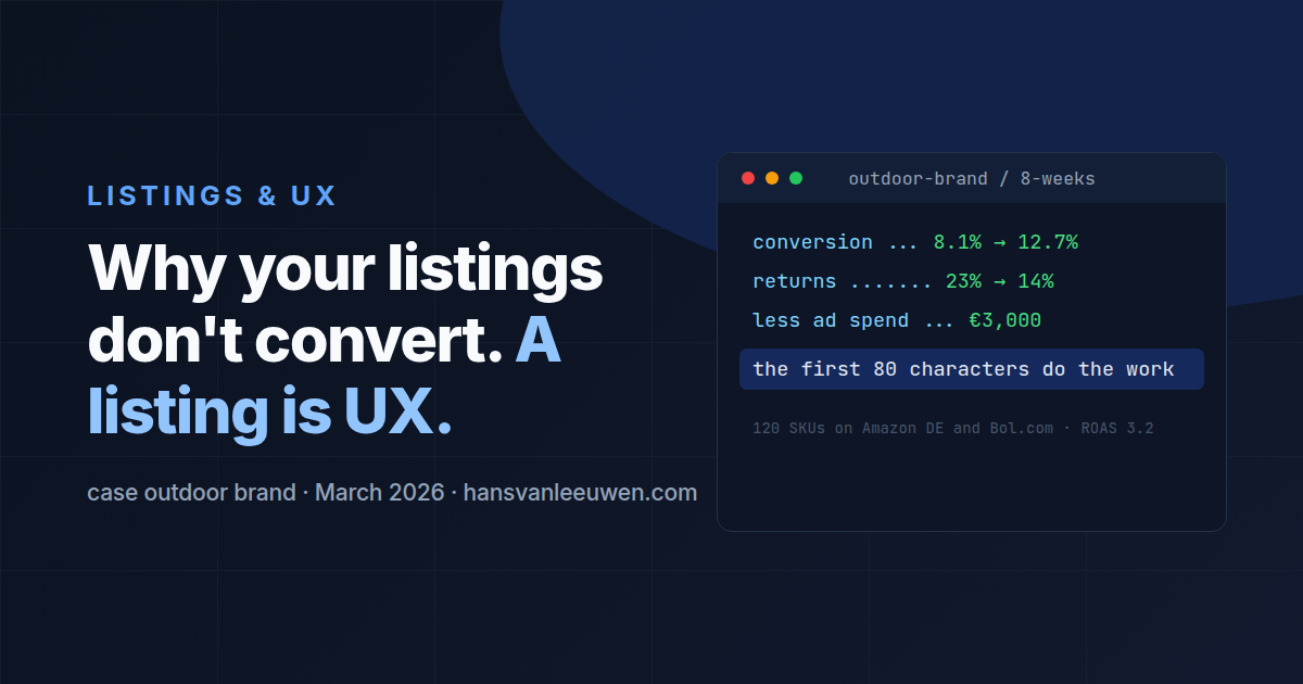 Waarom je marketplace-listings niet converteren